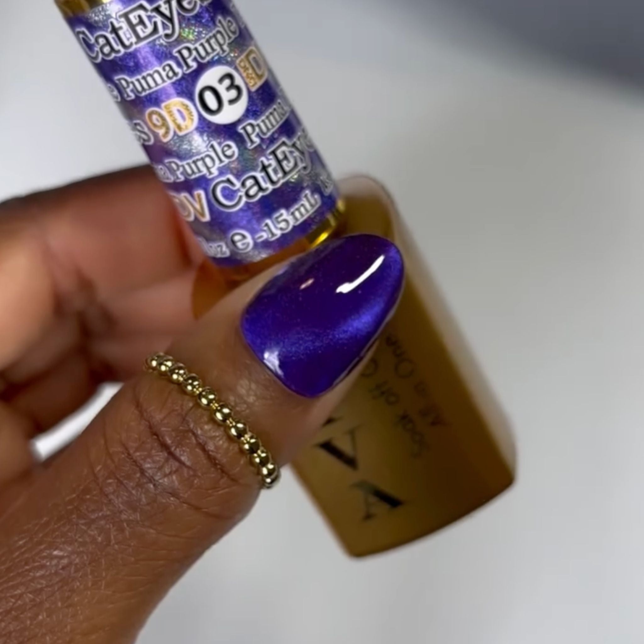 DIVA 9D Cat Eye Glassball #03 - Puma Purple thumbnail 2