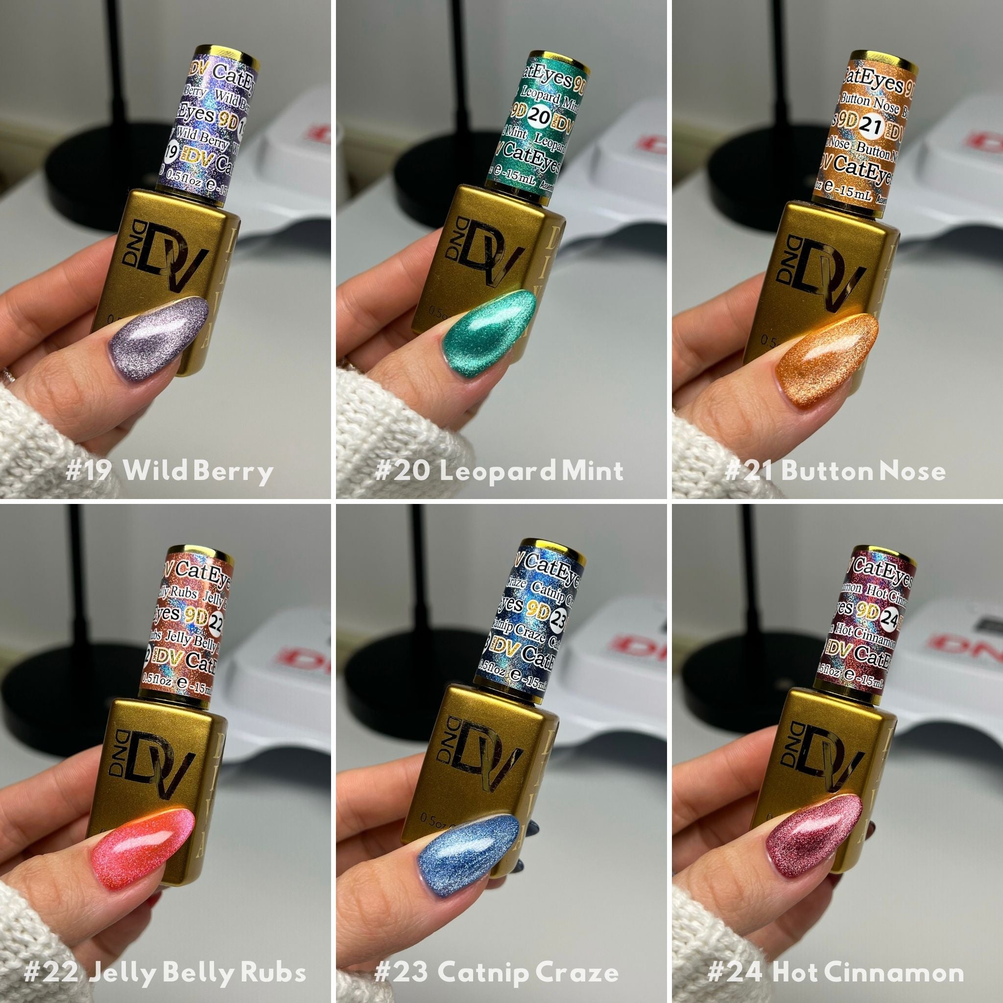 DIVA Framed Color Chart — 9D Cat Eye Candy thumbnail 3