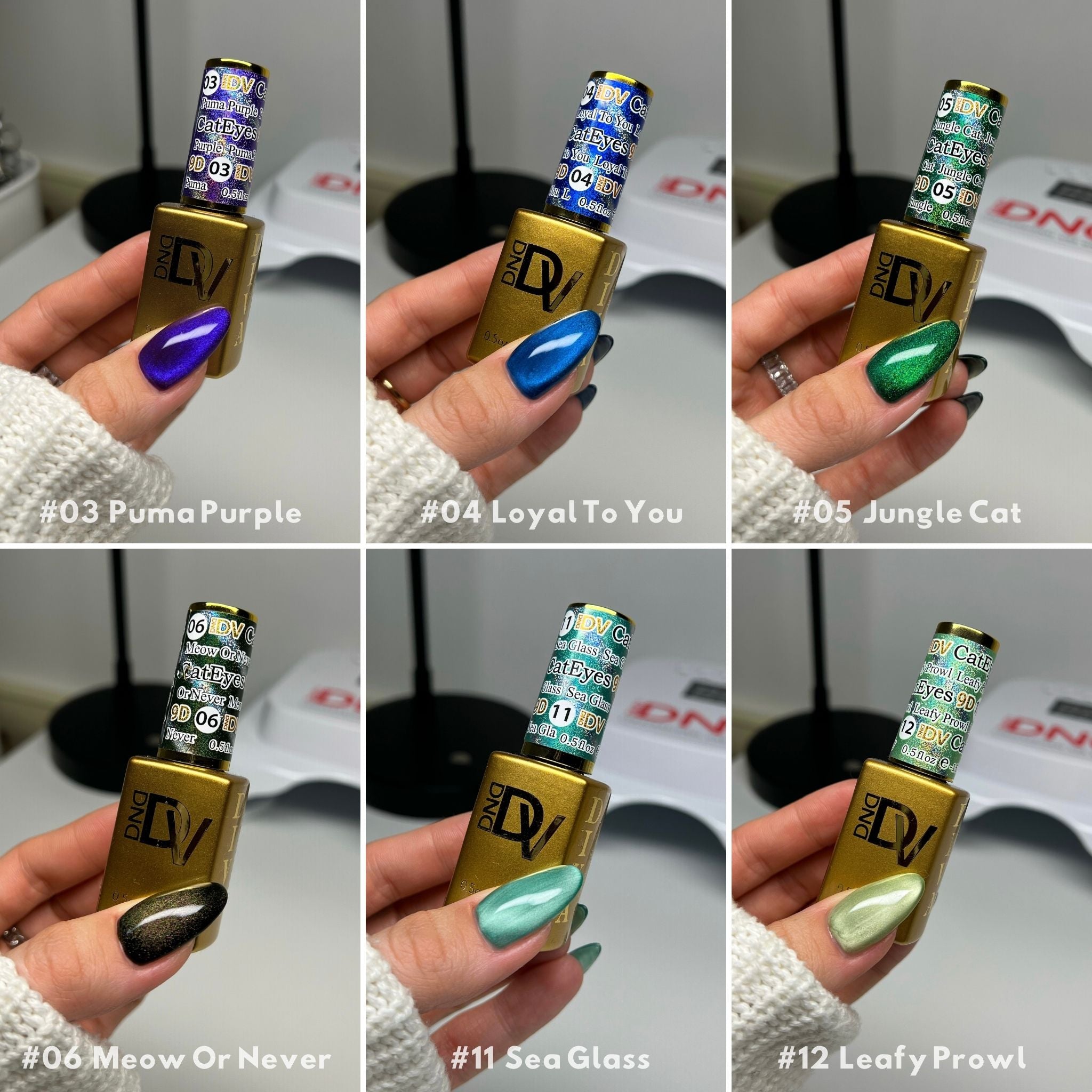DIVA Framed Color Chart — 9D Cat Eye Collection thumbnail 3