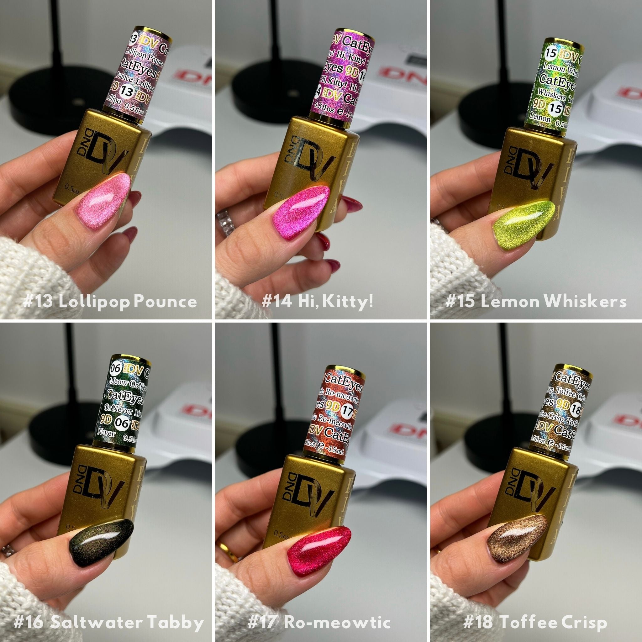 DIVA Framed Color Chart — 9D Cat Eye Collection thumbnail 4