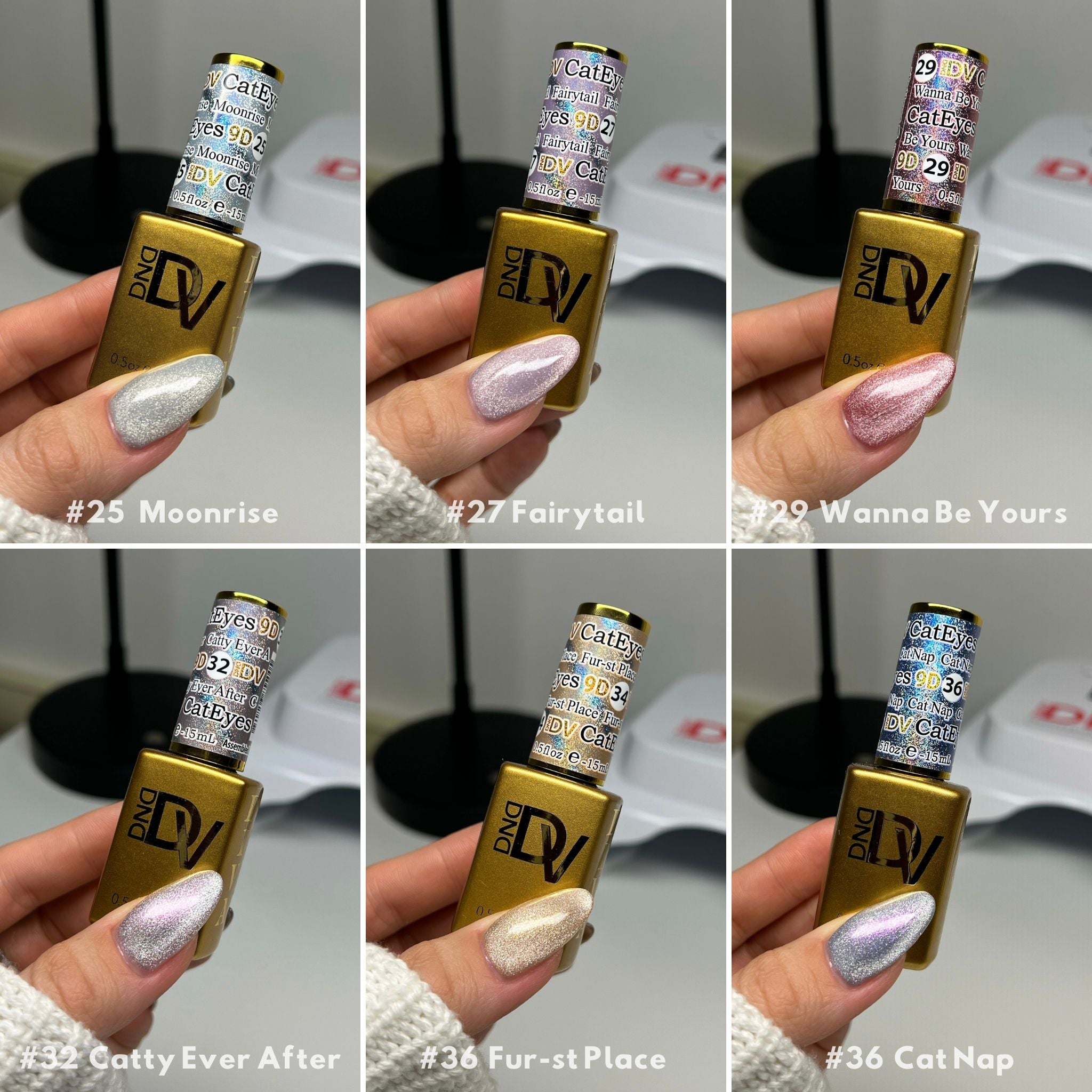 DIVA Framed Color Chart — 9D Cat Eye Daydream thumbnail 3