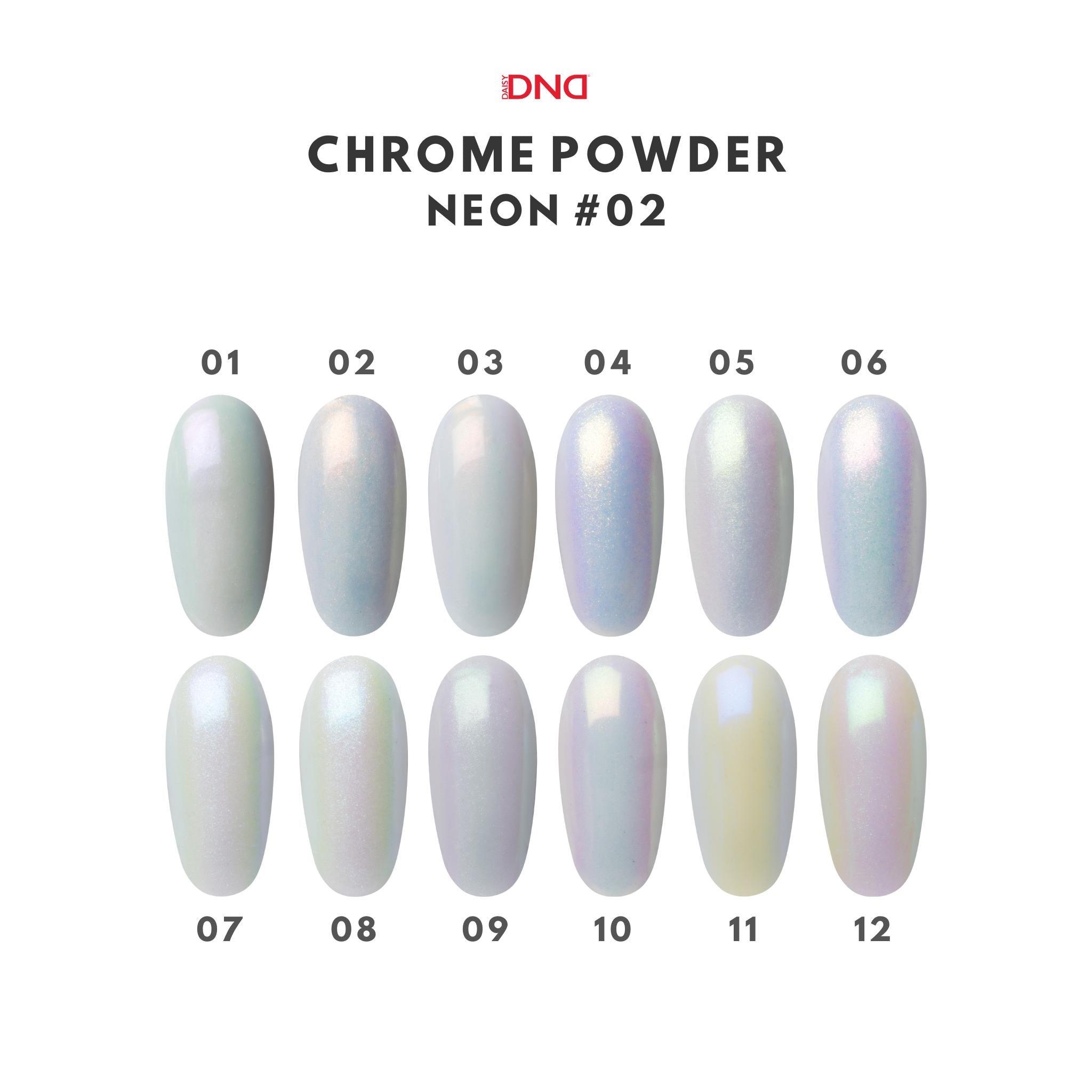 DND Chrome Powder — Neon #02 (12pcs.) thumbnail 3