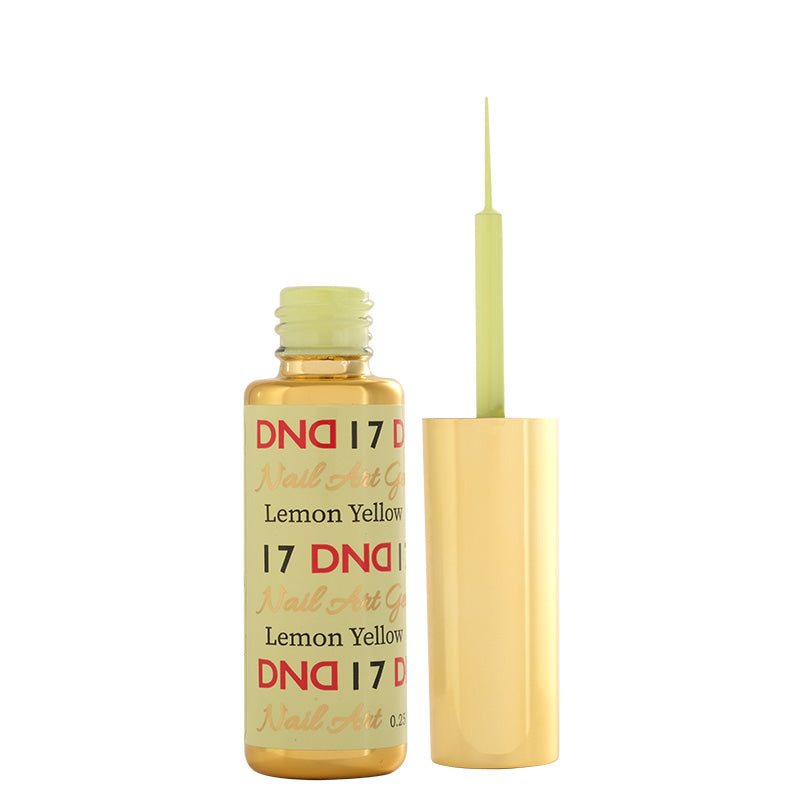 DND17 - Classic Lemon Yellow Gel Art Liner thumbnail 2