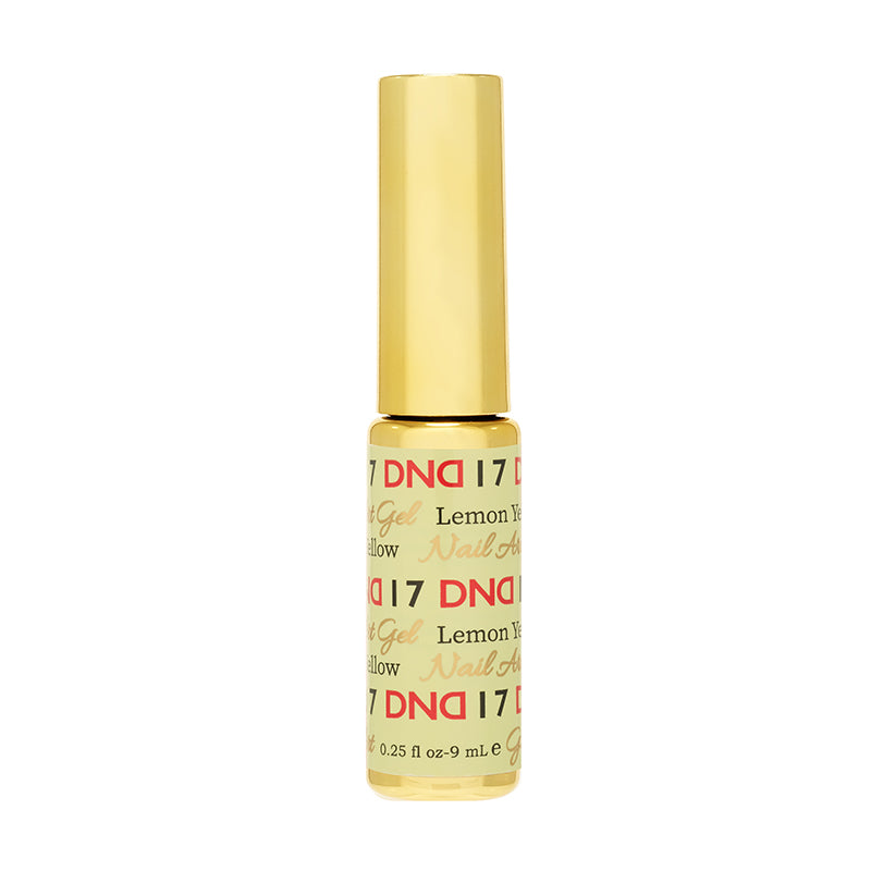 DND17 - Classic Lemon Yellow Gel Art Liner thumbnail 4