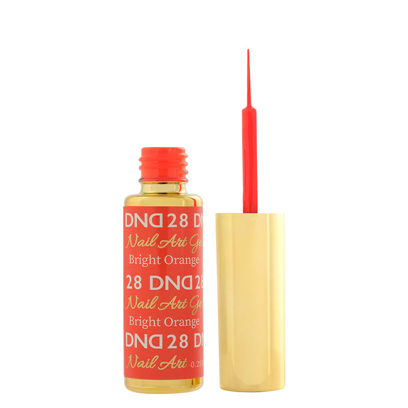 DND28 - Classic Bright Orange Gel Art Liner thumbnail 2