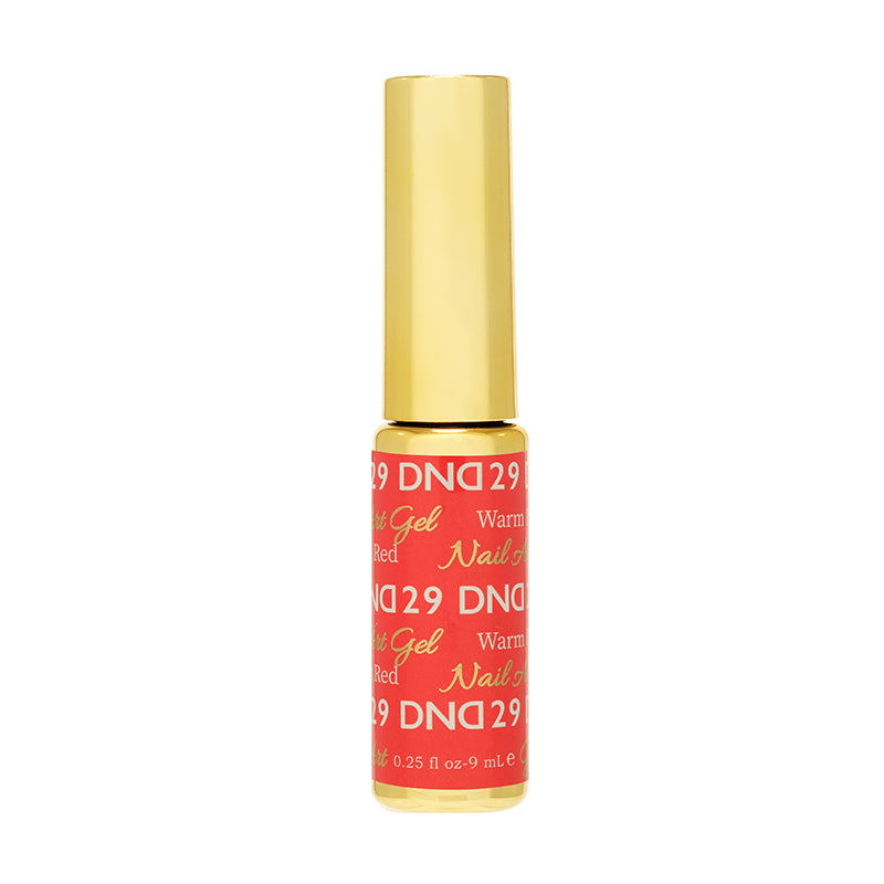 DND29 - Classic Warm Red Gel Art Liner