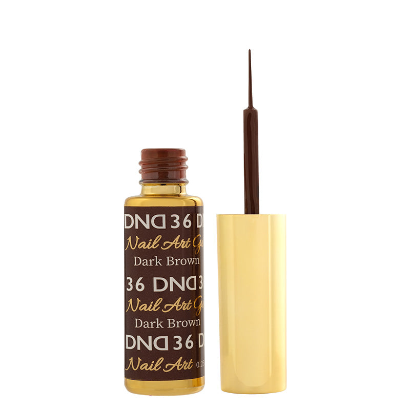 DND36 - Classic Dark Brown Gel Art Liner thumbnail 2