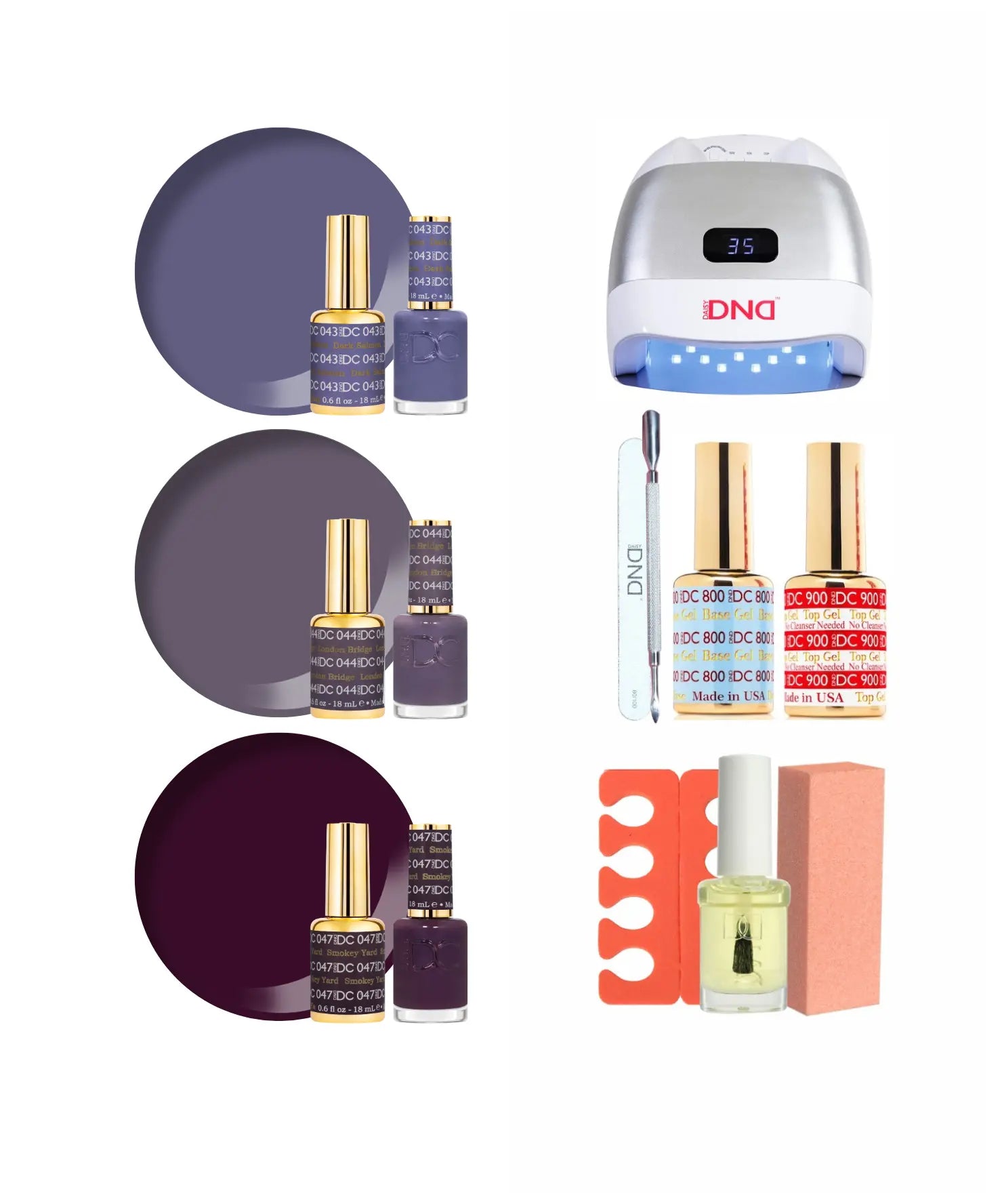 Grey Is The Way Gel Polish Starter Kit thumbnail 3