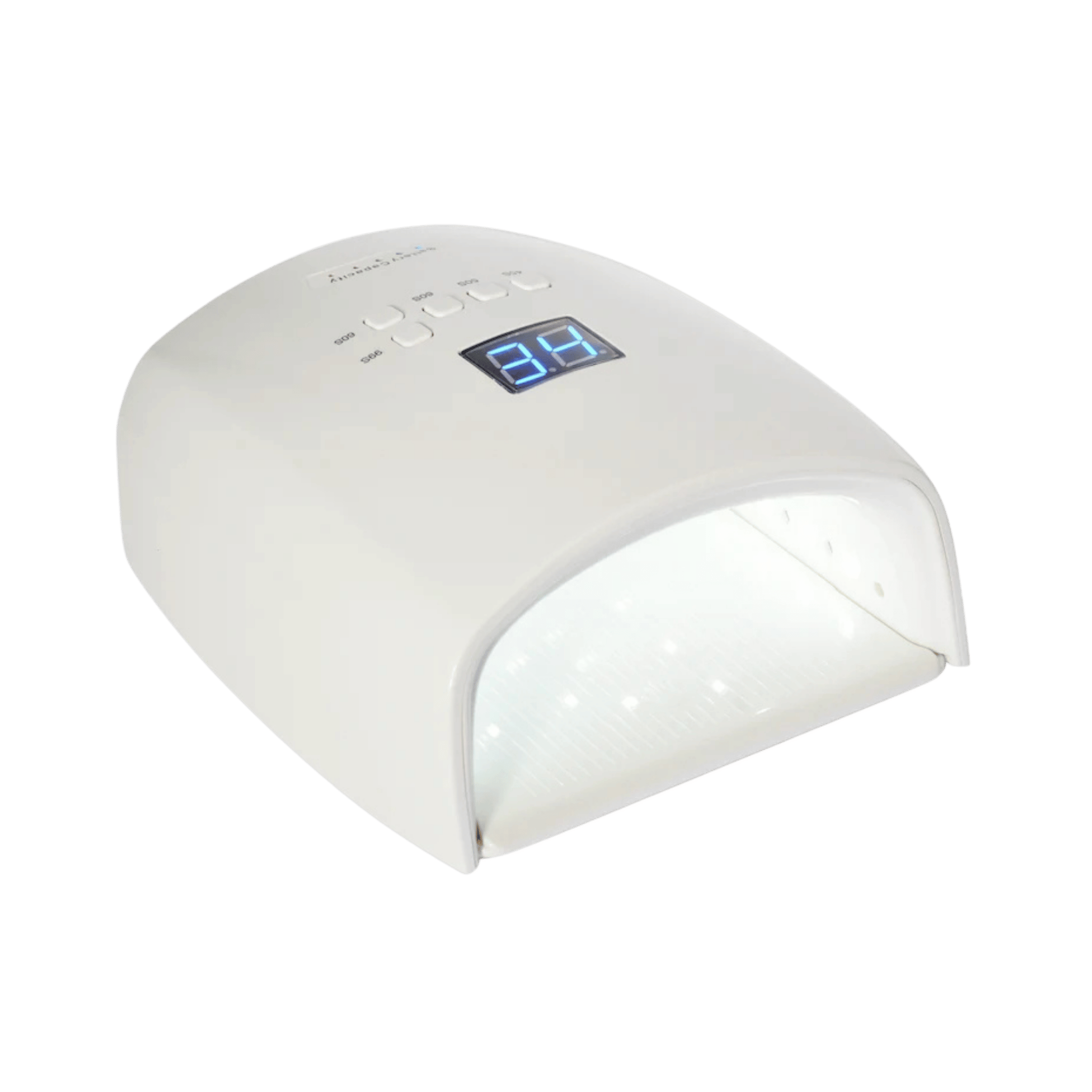 WHITE Cordless Rechargeable UV/LED Lamp — WHITE LIGHT thumbnail 2