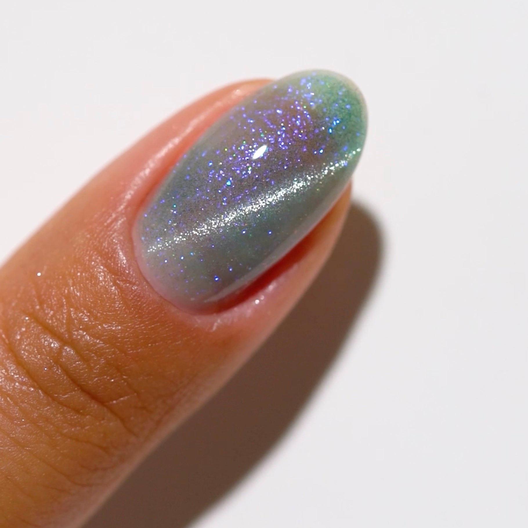 9D Cat Eye Unicorn #19- Aqua Freckles thumbnail 2