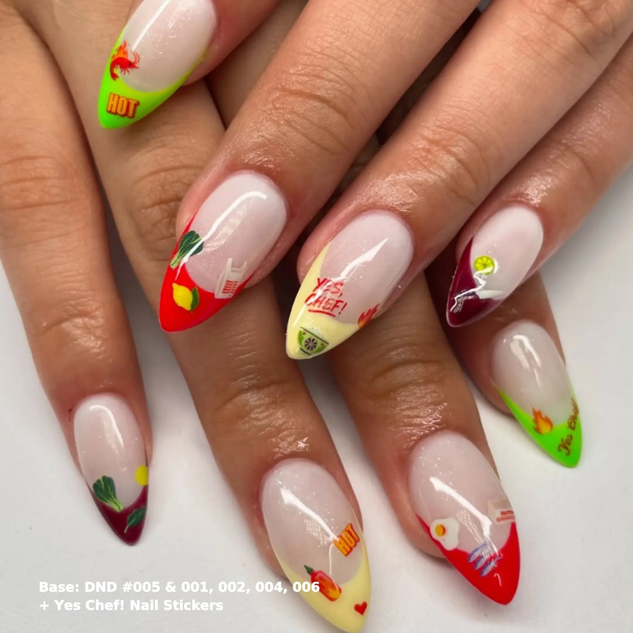 Yes Chef! Nail Art Stickers thumbnail 2