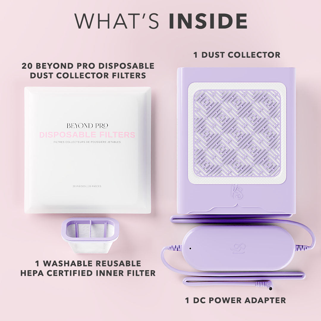 Beyond Pro Nail Dust Collector - Purple thumbnail 2