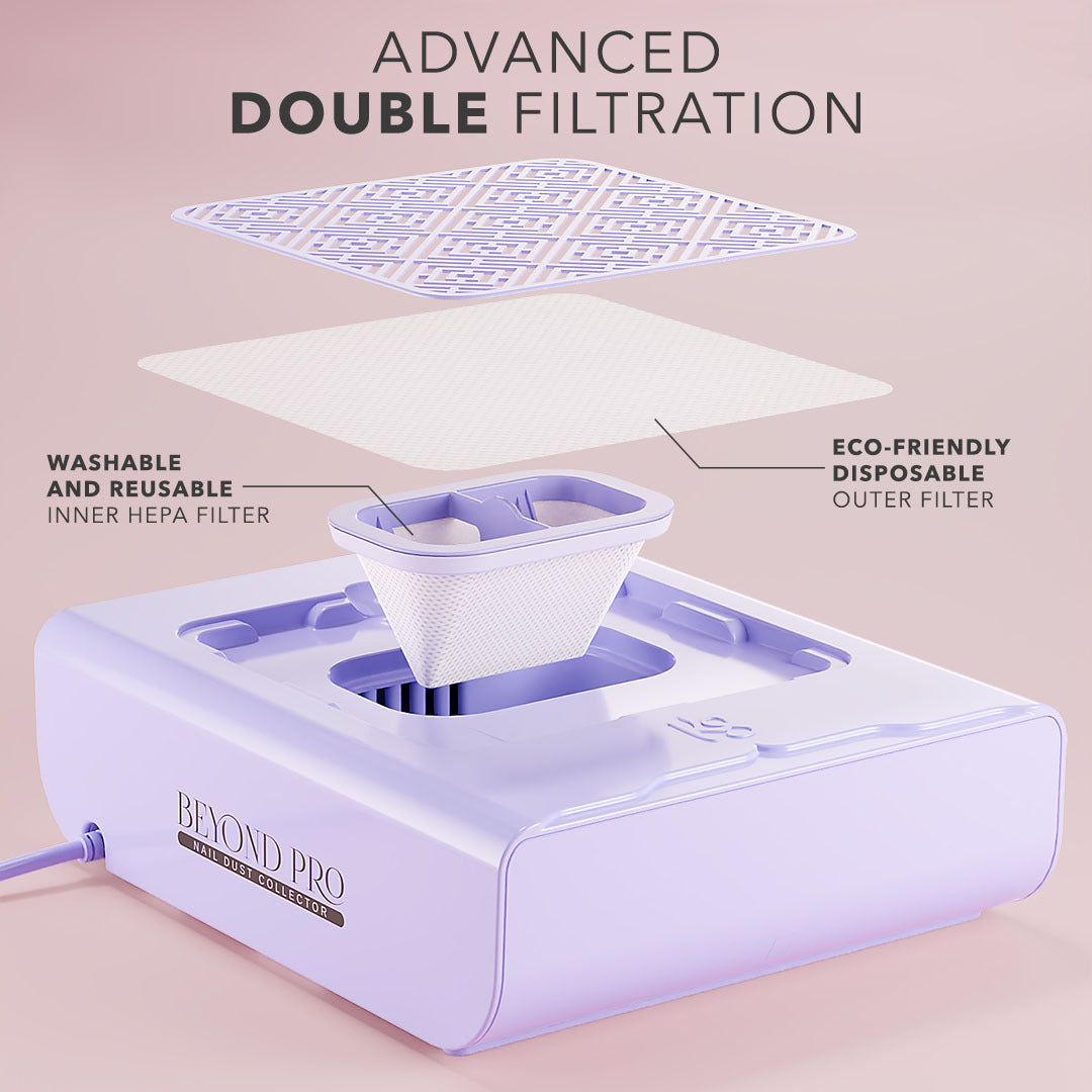 Beyond Pro Nail Dust Collector - Purple thumbnail 4