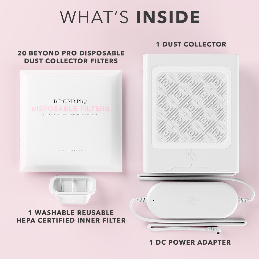 Beyond Pro Nail Dust Collector - White thumbnail 2