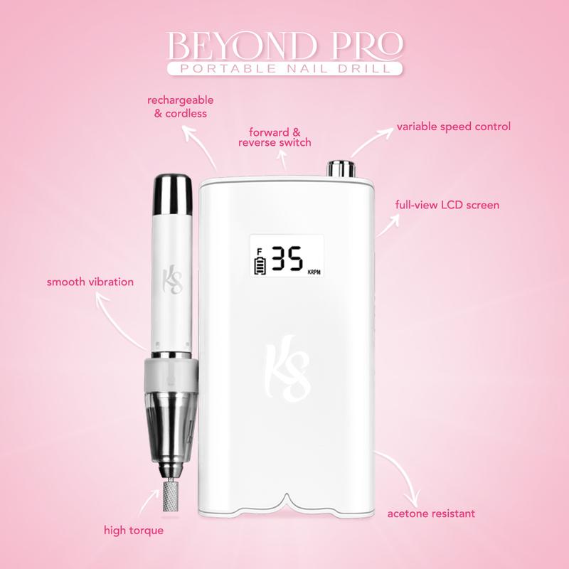 Portable Nail Drill - Pink thumbnail 4