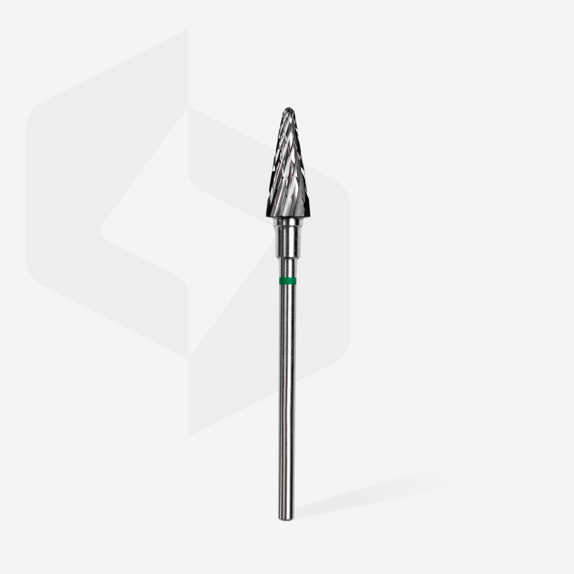 Carbide nail drill bit cone green EXPERT head diameter 6 mm / working part 14 mm thumbnail 2