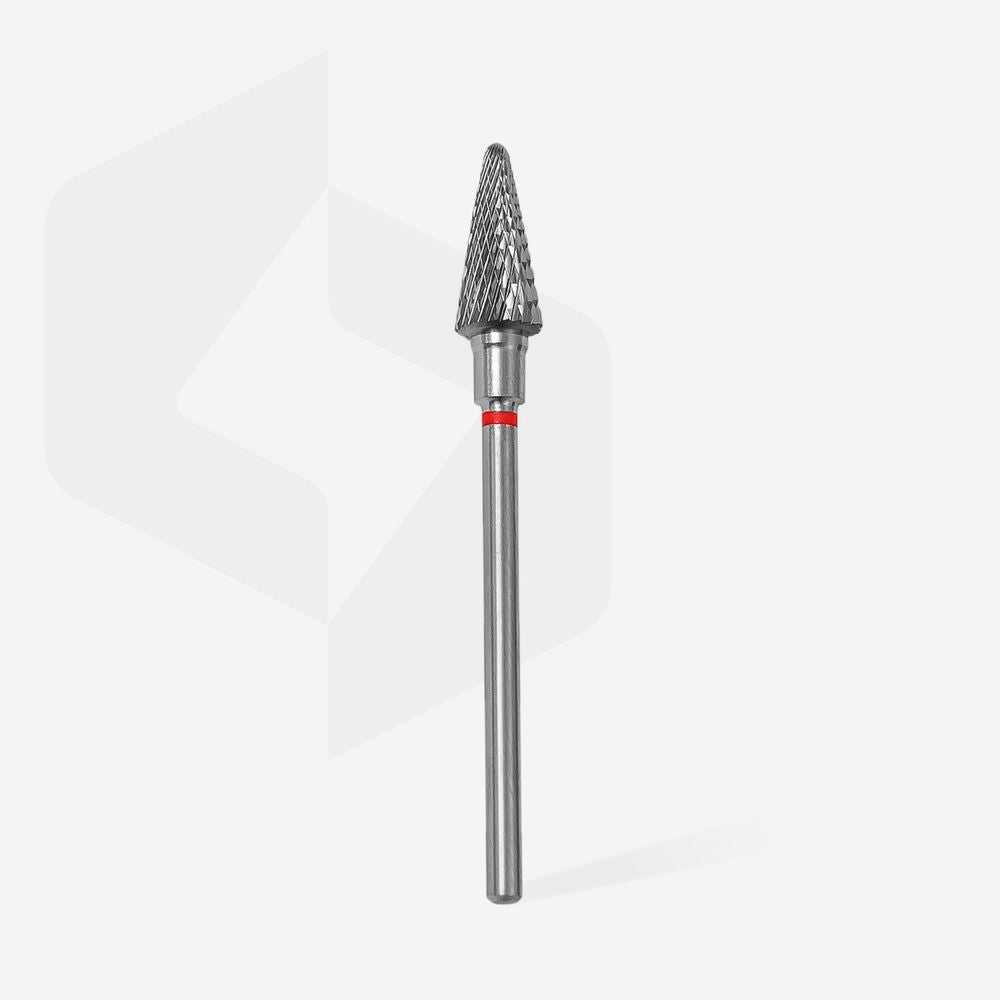 Carbide nail drill bit cone red  EXPERT head diameter 6 mm / working part 14 mm thumbnail 2
