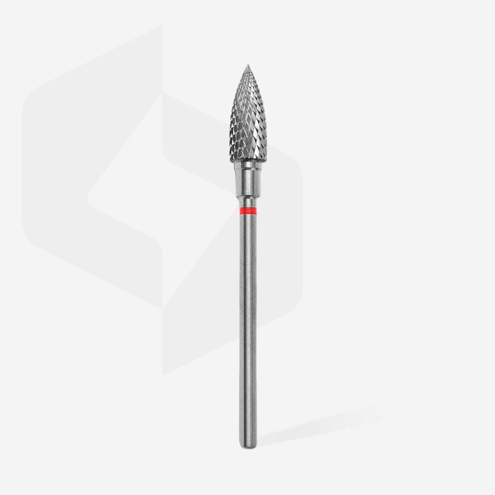 Carbide nail drill bit flame red EXPERT head diameter 5 mm / working part 13,5 mm thumbnail 2