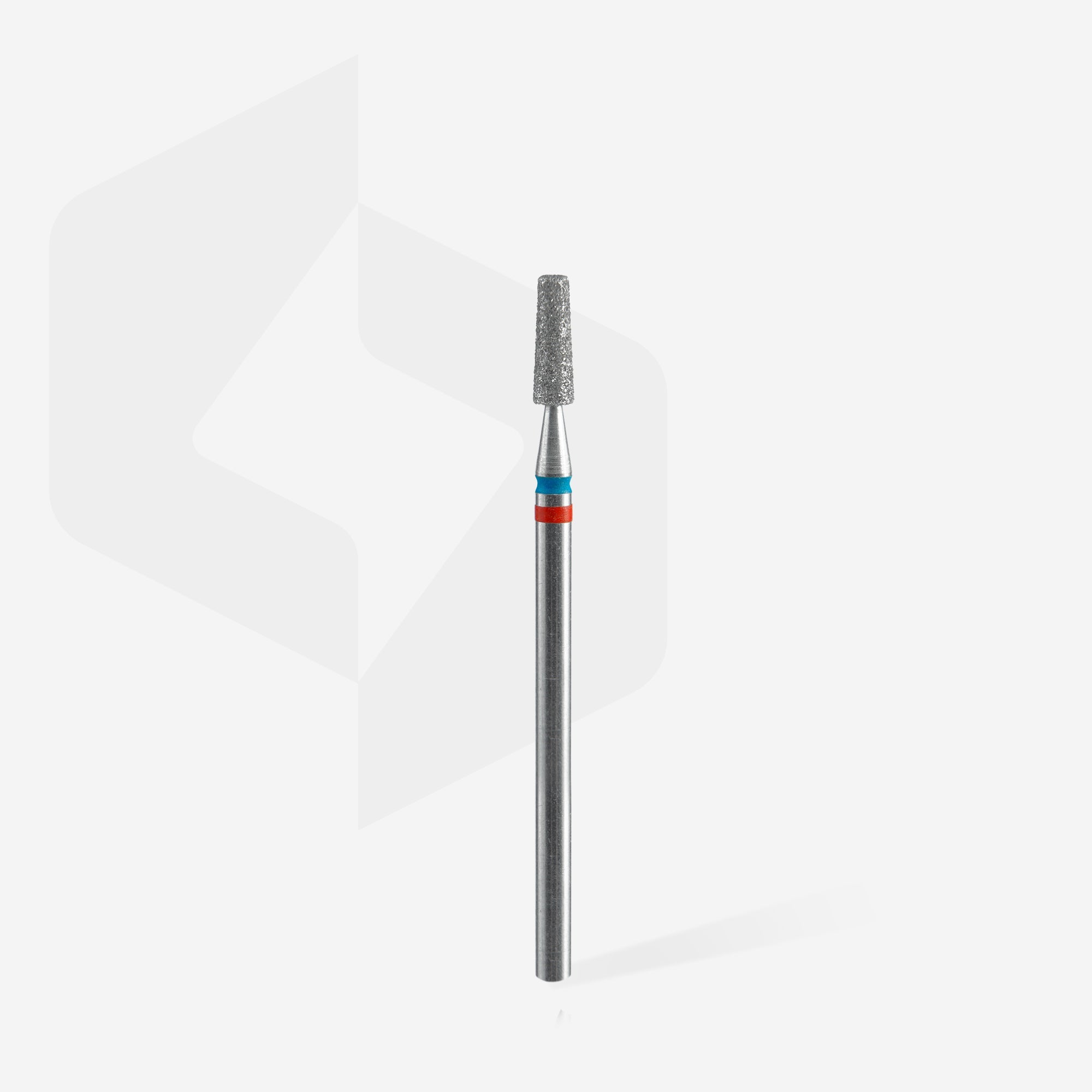 Diamond nail drill bit DUO cone red-blue EXPERT head diameter 2,5 mm / working part 8 mm thumbnail 2