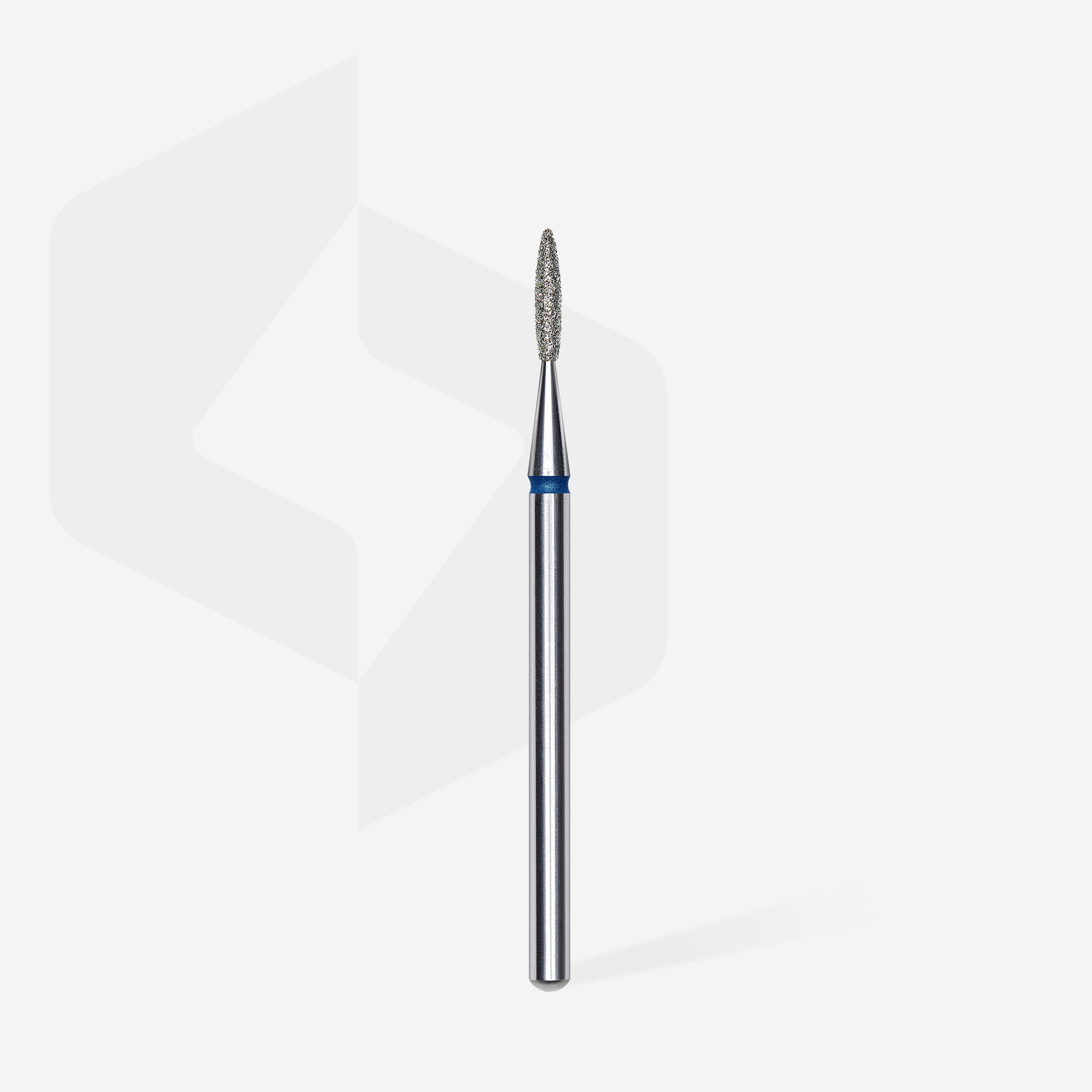 Diamond nail drill bit flame blue EXPERT head diameter 1,6 mm / working part 8 mm thumbnail 2