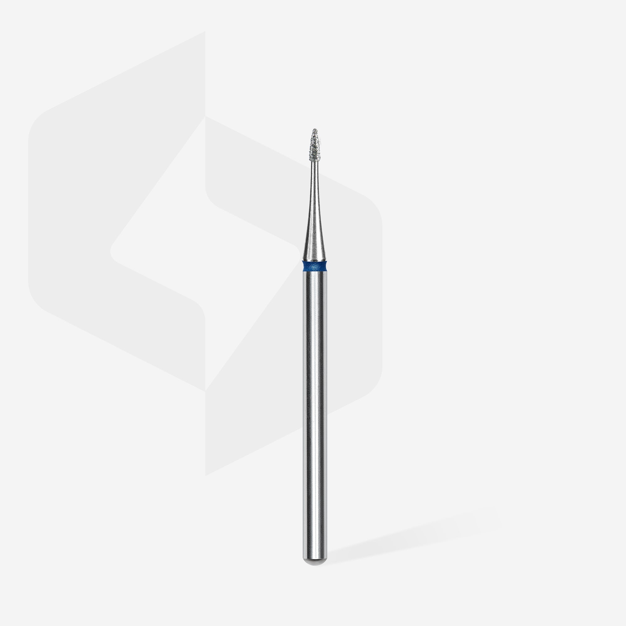 Diamond nail drill bit flame mini blue EXPERT head diameter 1 mm / working part 3 mm thumbnail 2