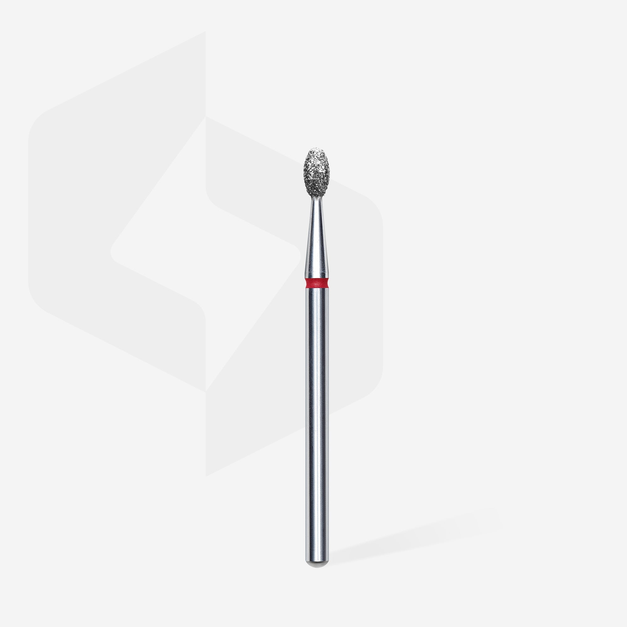 Diamond nail drill bit olive red EXPERT head diameter 2,5 mm / working part 5 mm thumbnail 2