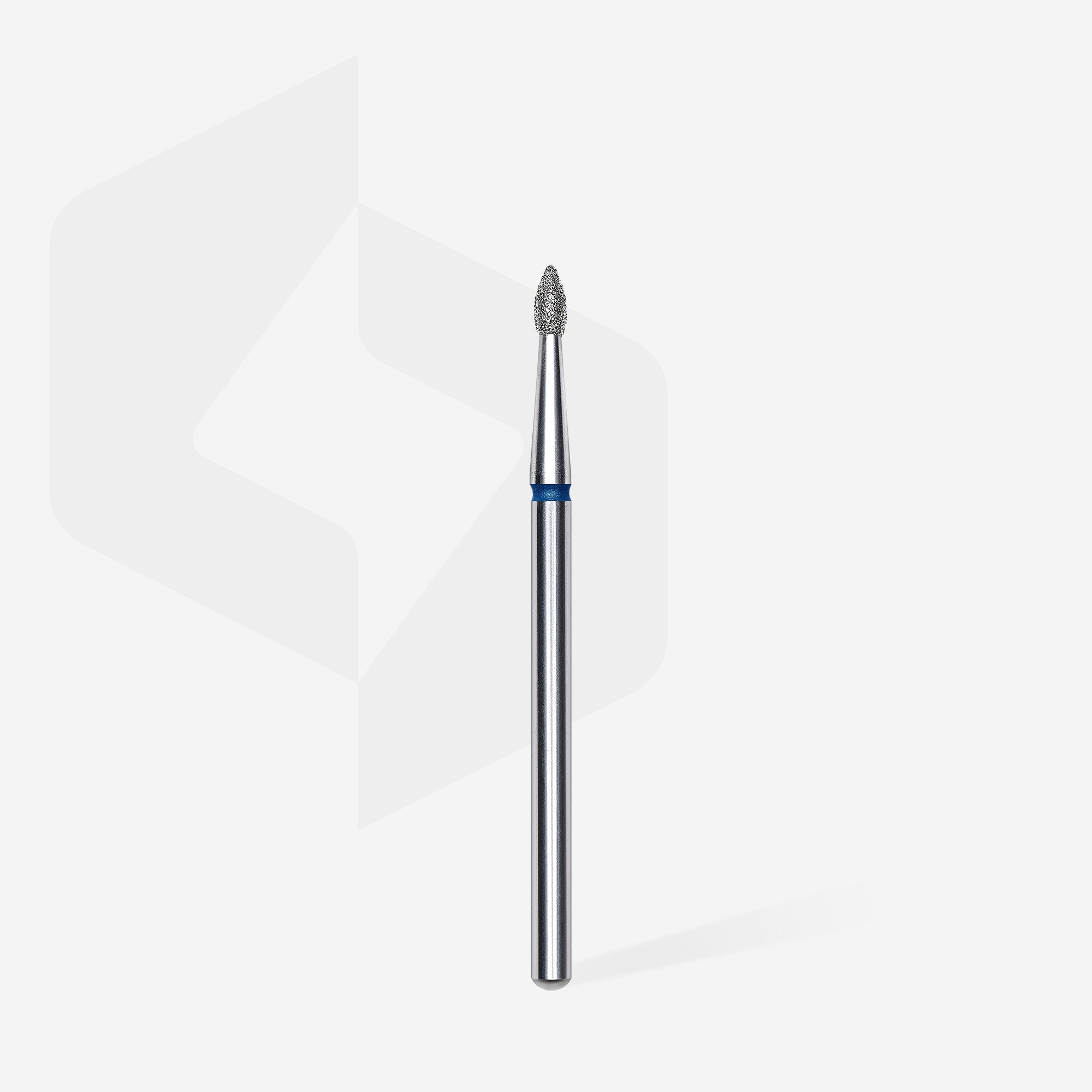 Diamond nail drill bit pointed bud blue EXPERT head diameter 1,8 mm / working part 4 mm thumbnail 2