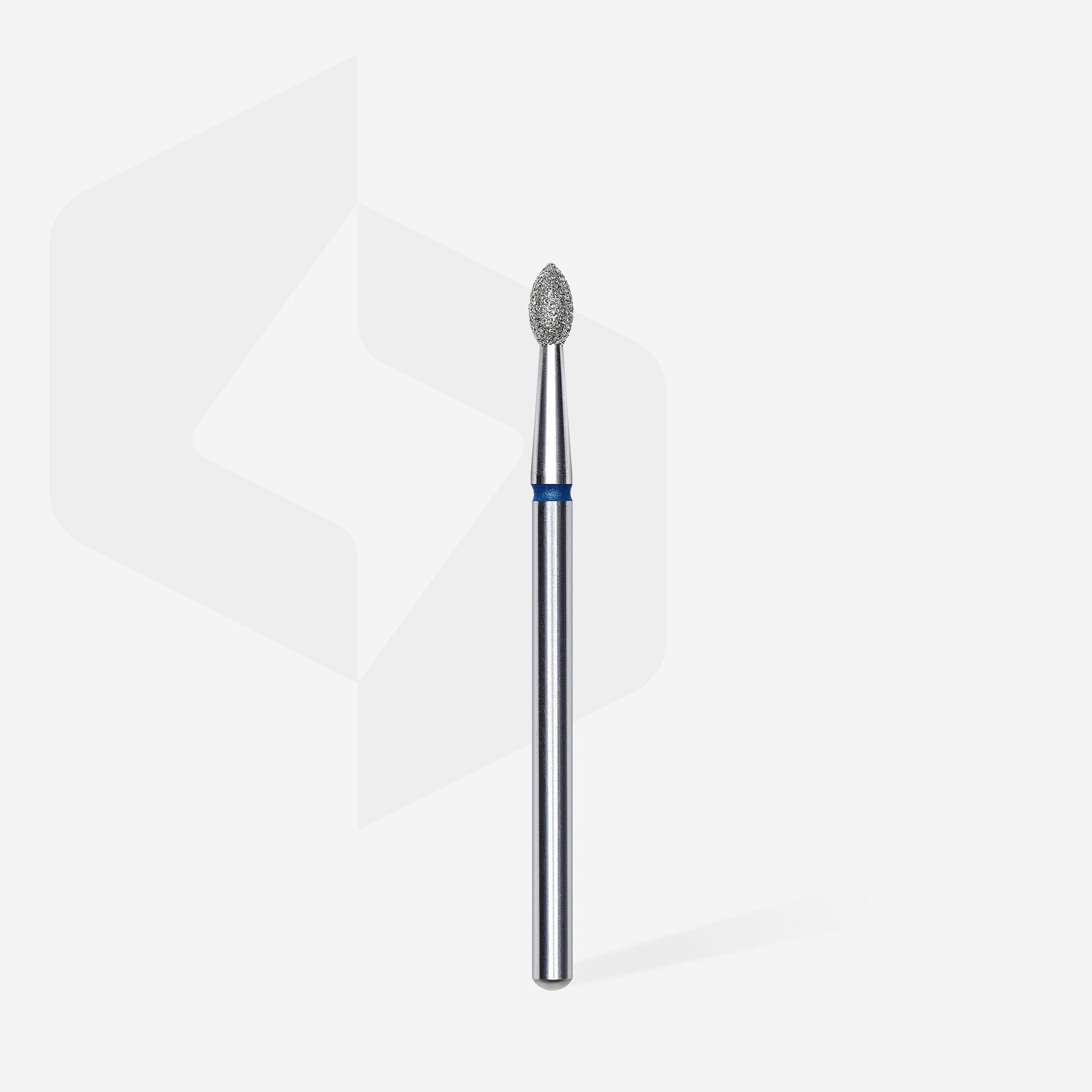 Diamond nail drill bit pointed bud blue EXPERT head diameter 2,5 mm / working part 4,5 mm thumbnail 2