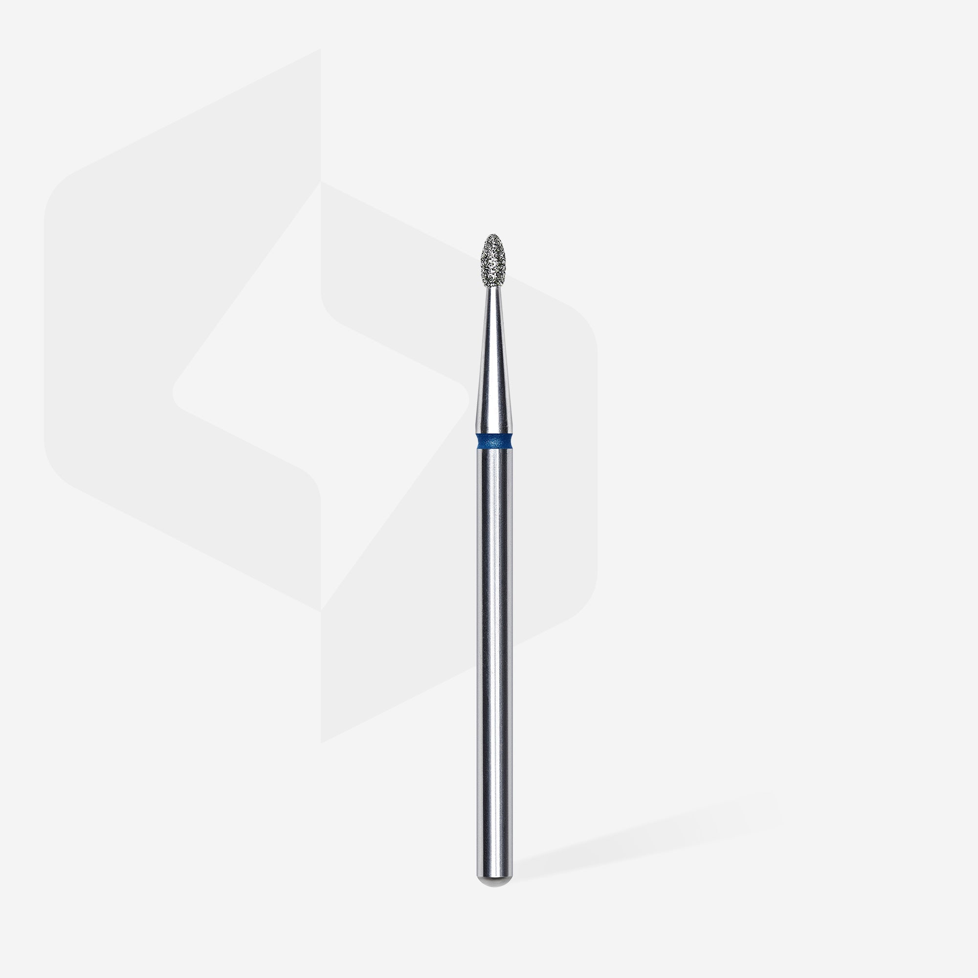 Diamond nail drill bit rounded bud blue EXPERT head diameter 1,6 mm / working part 3,4 mm thumbnail 2