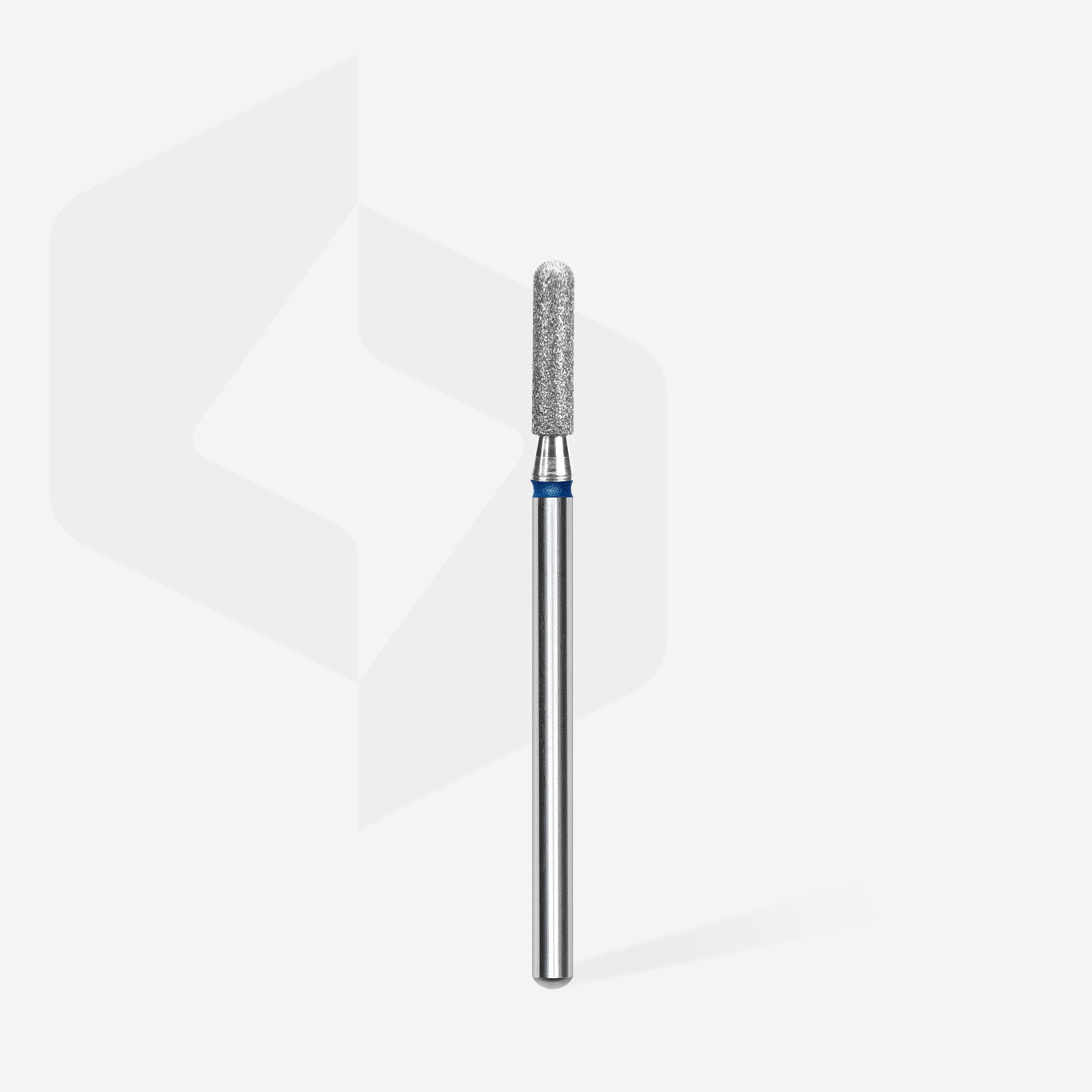 Diamond nail drill bit rounded cylinder blue EXPERT head diameter 2,3 mm / working part 6,5 mm thumbnail 2