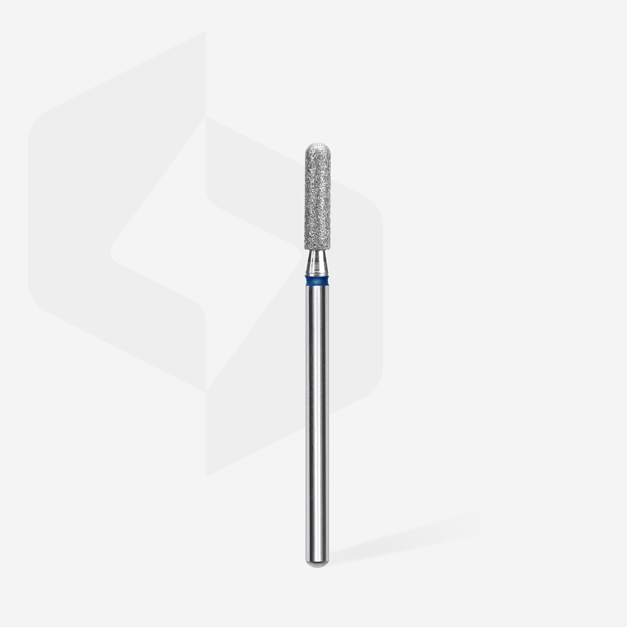 Diamond nail drill bit rounded cylinder blue EXPERT head diameter 2,5 mm / working part 10 mm thumbnail 2