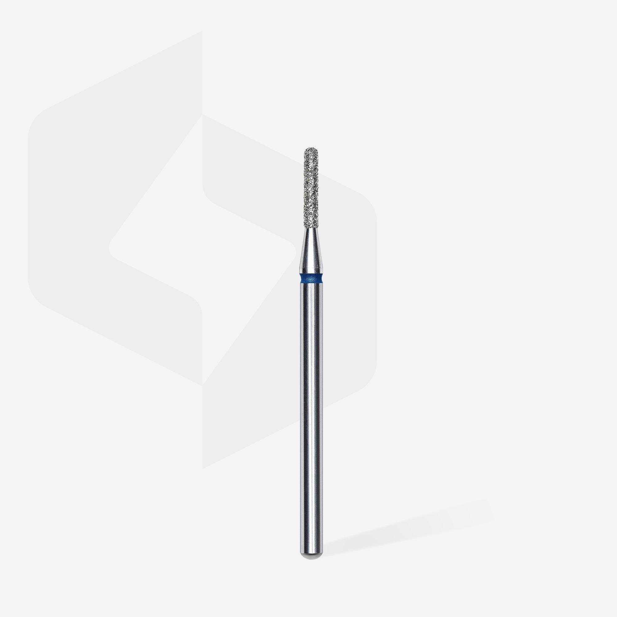 Diamond nail drill bit rounded cylinder blue EXPERT head diameter 1,4 mm / working part 8 mm thumbnail 2