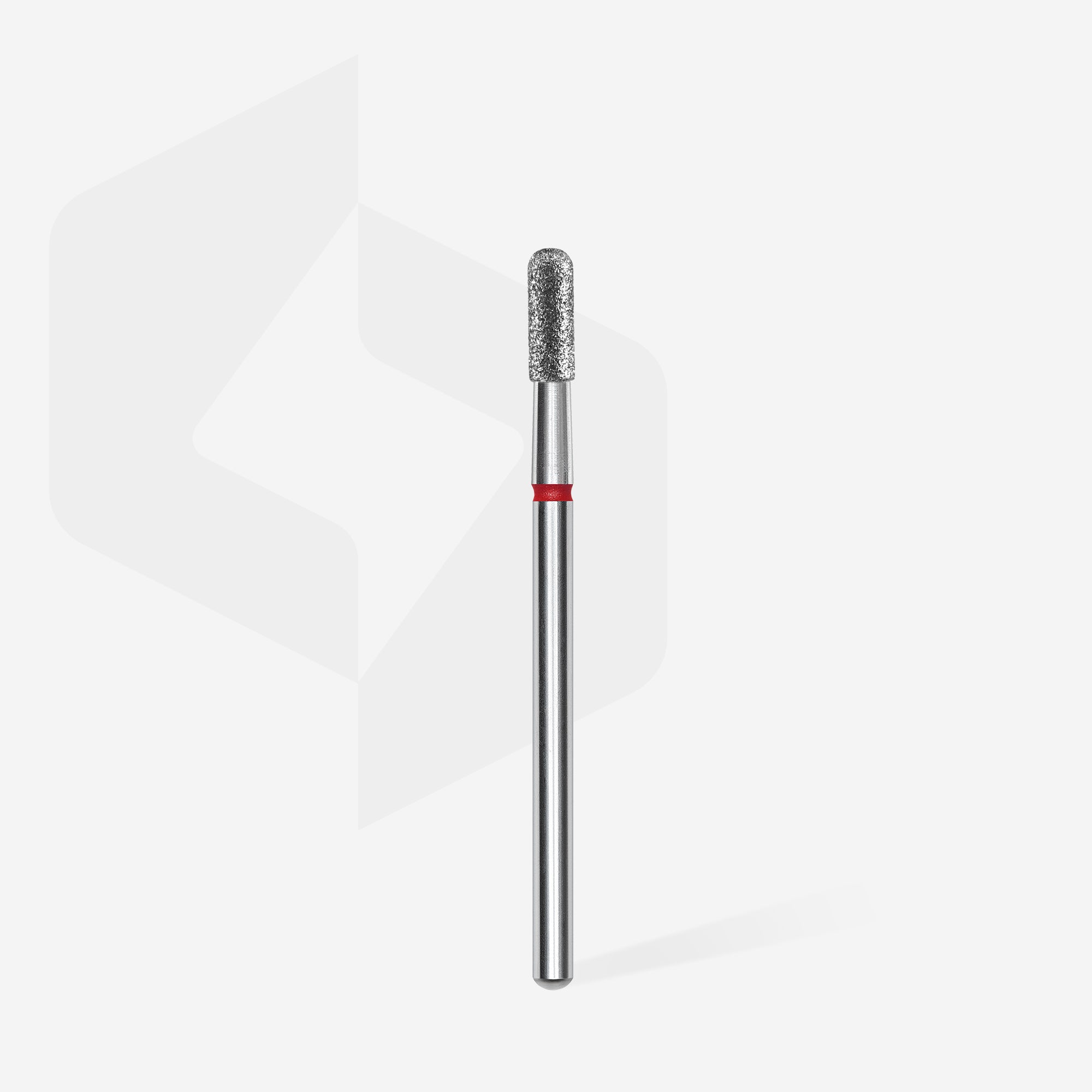 Diamond nail drill bit rounded cylinder red EXPERT head diameter 2,3 mm / working part 6,5 mm thumbnail 2
