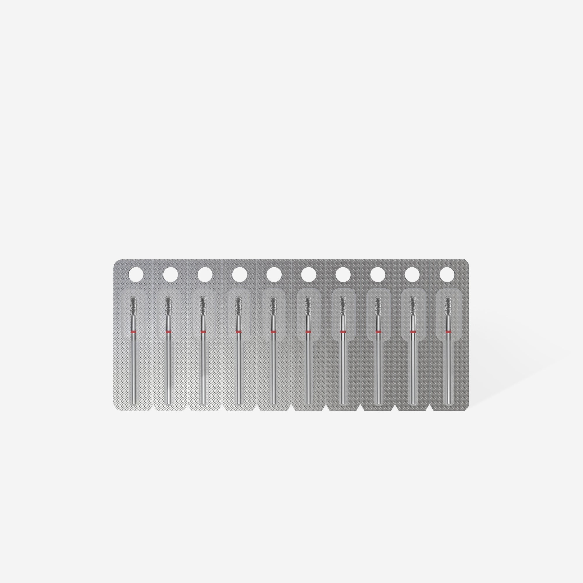 Diamond nail drill bit rounded cylinder red EXPERT head diameter 2,3 mm / working part 6,5 mm thumbnail 3