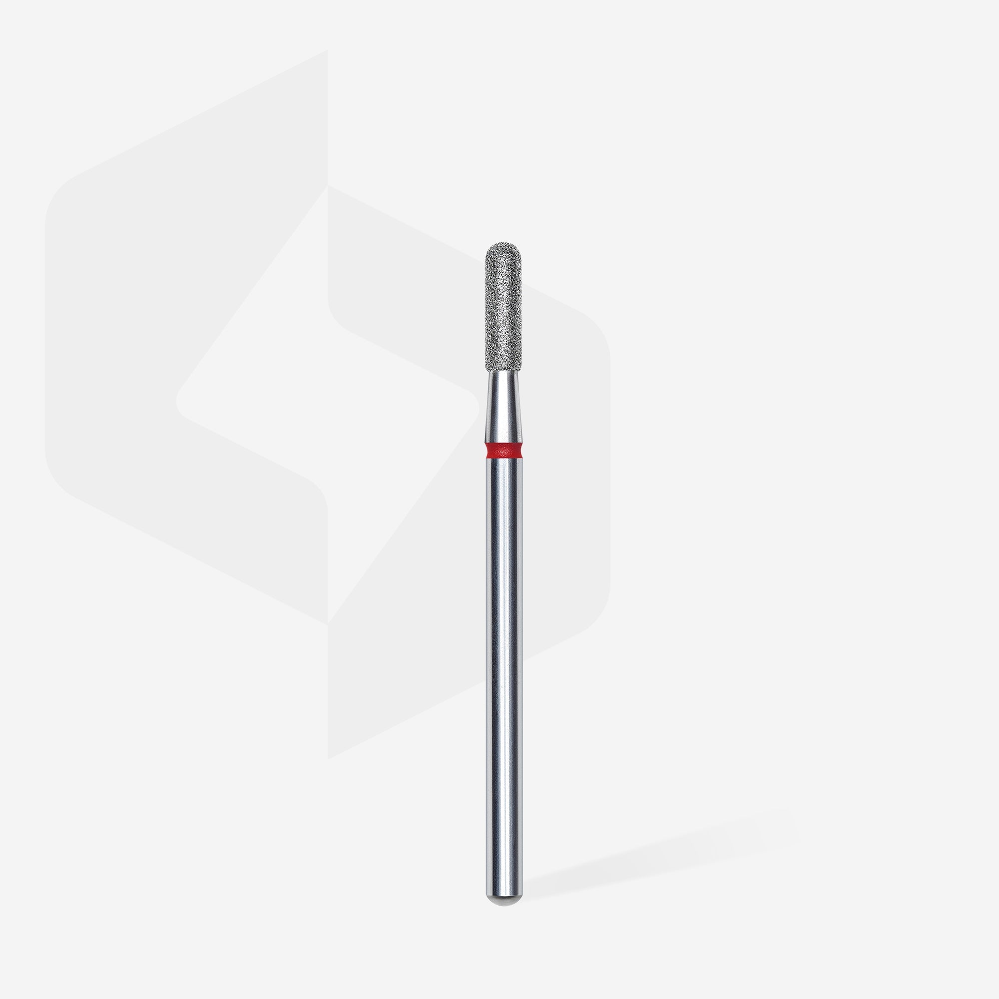 Diamond nail drill bit rounded cylinder red EXPERT head diameter 2,3 mm / working part 8 mm thumbnail 2