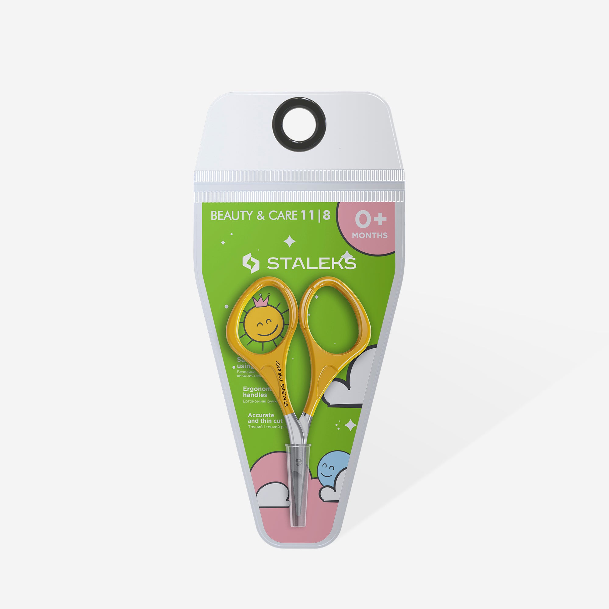 Nail scissors for baby 0+ yellow BEAUTY & CARE 11 TYPE 8 thumbnail 4