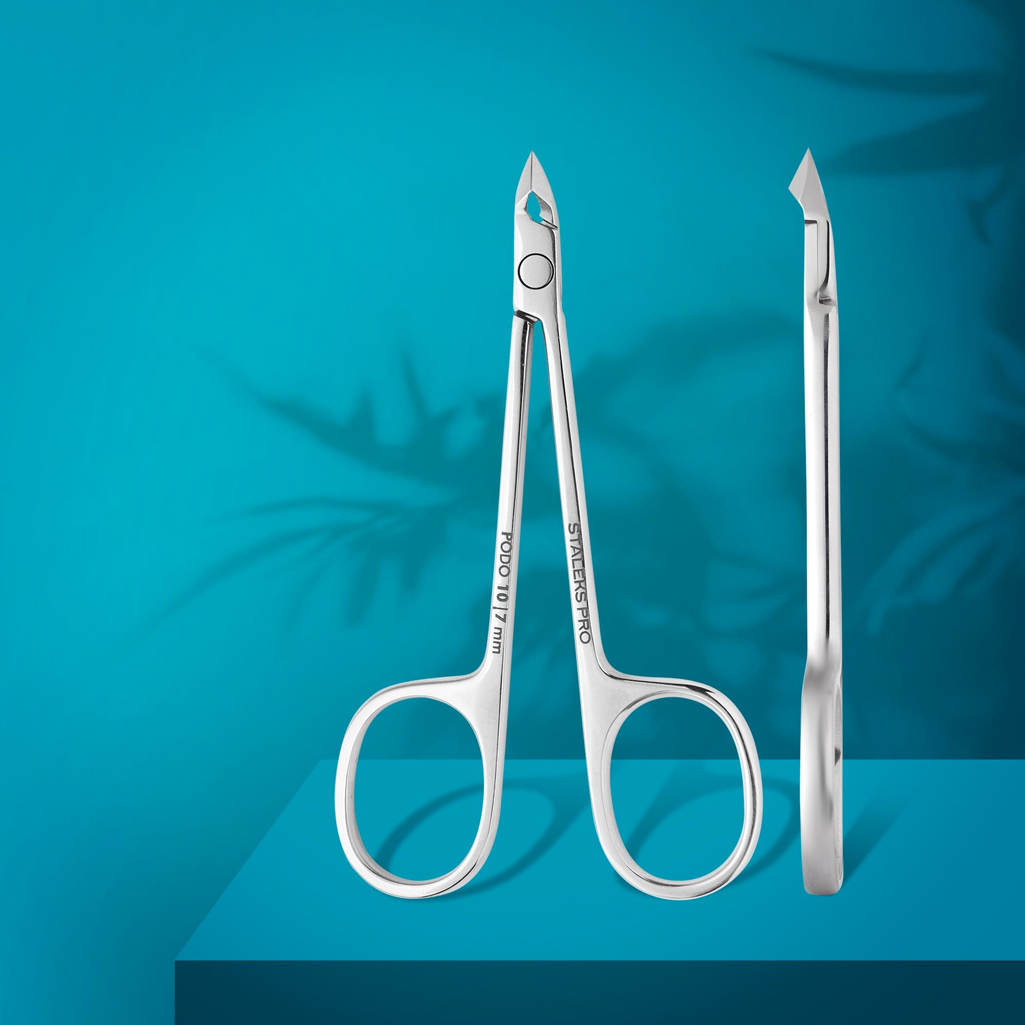 Podology scissors style nippers for cuticle and callus PODO 10