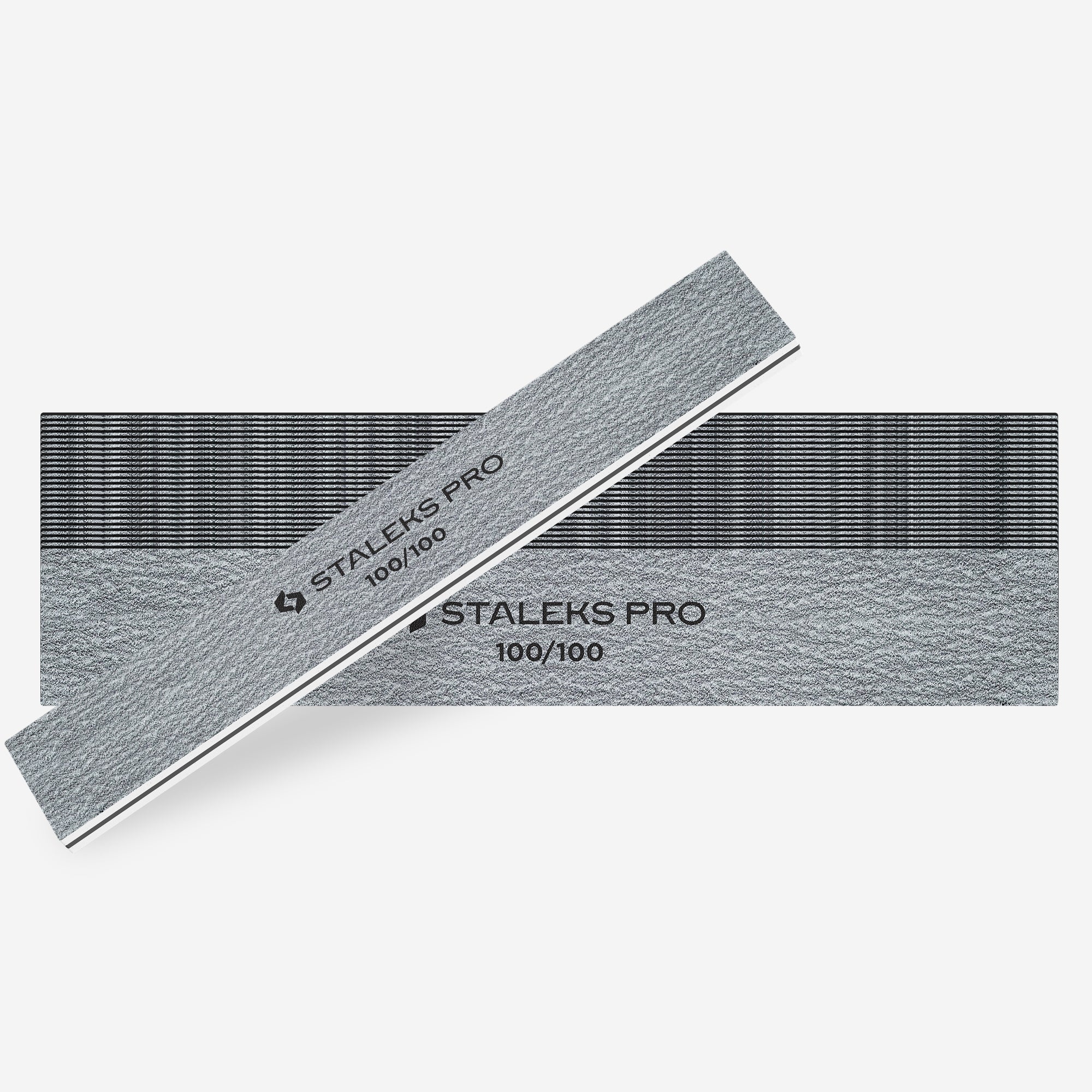 STALEKS Straight wide mineral nail file 100/100 grit (25 pcs) thumbnail 3