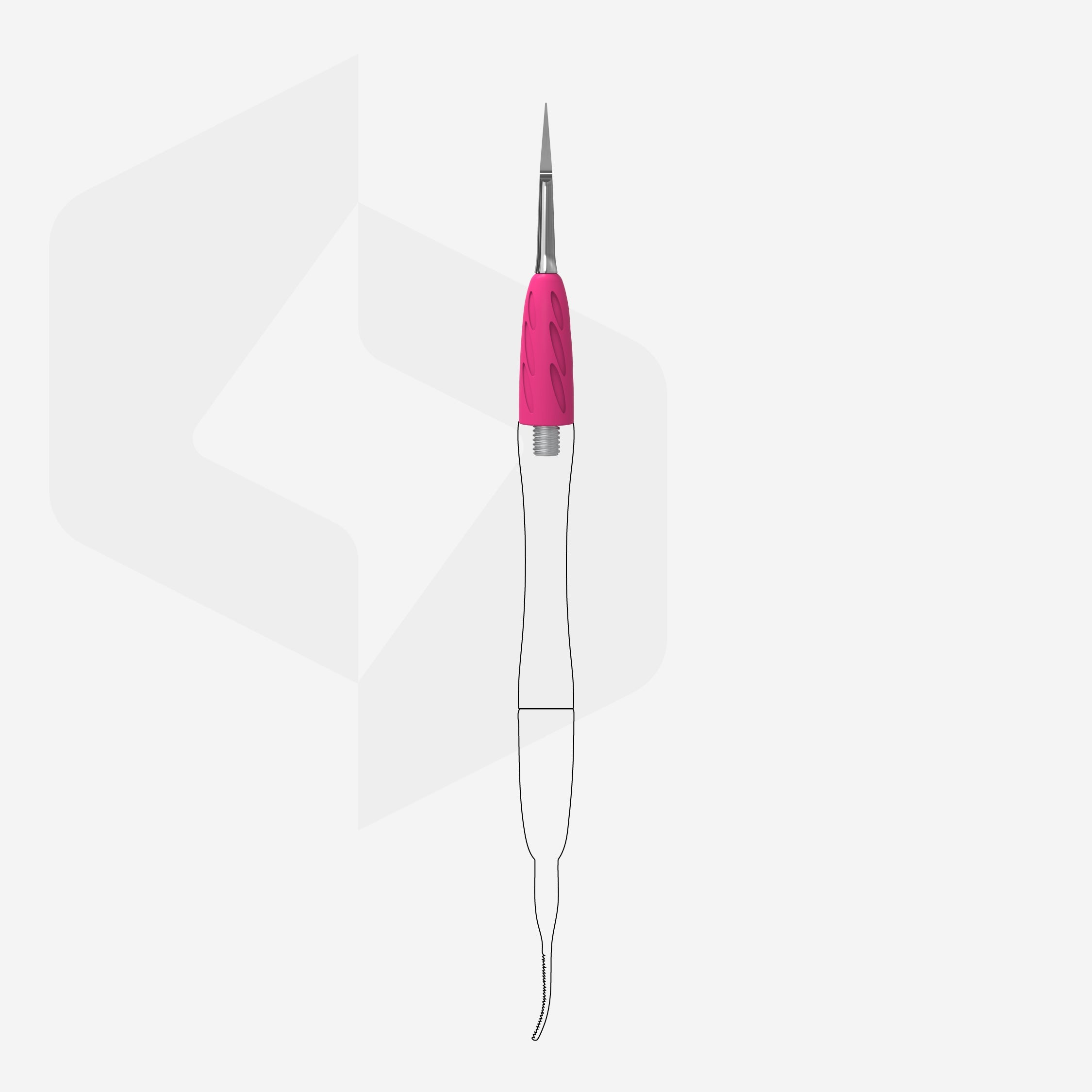 Working part of the pusher Combo UNIQ 34 toenail cleaner thumbnail 4