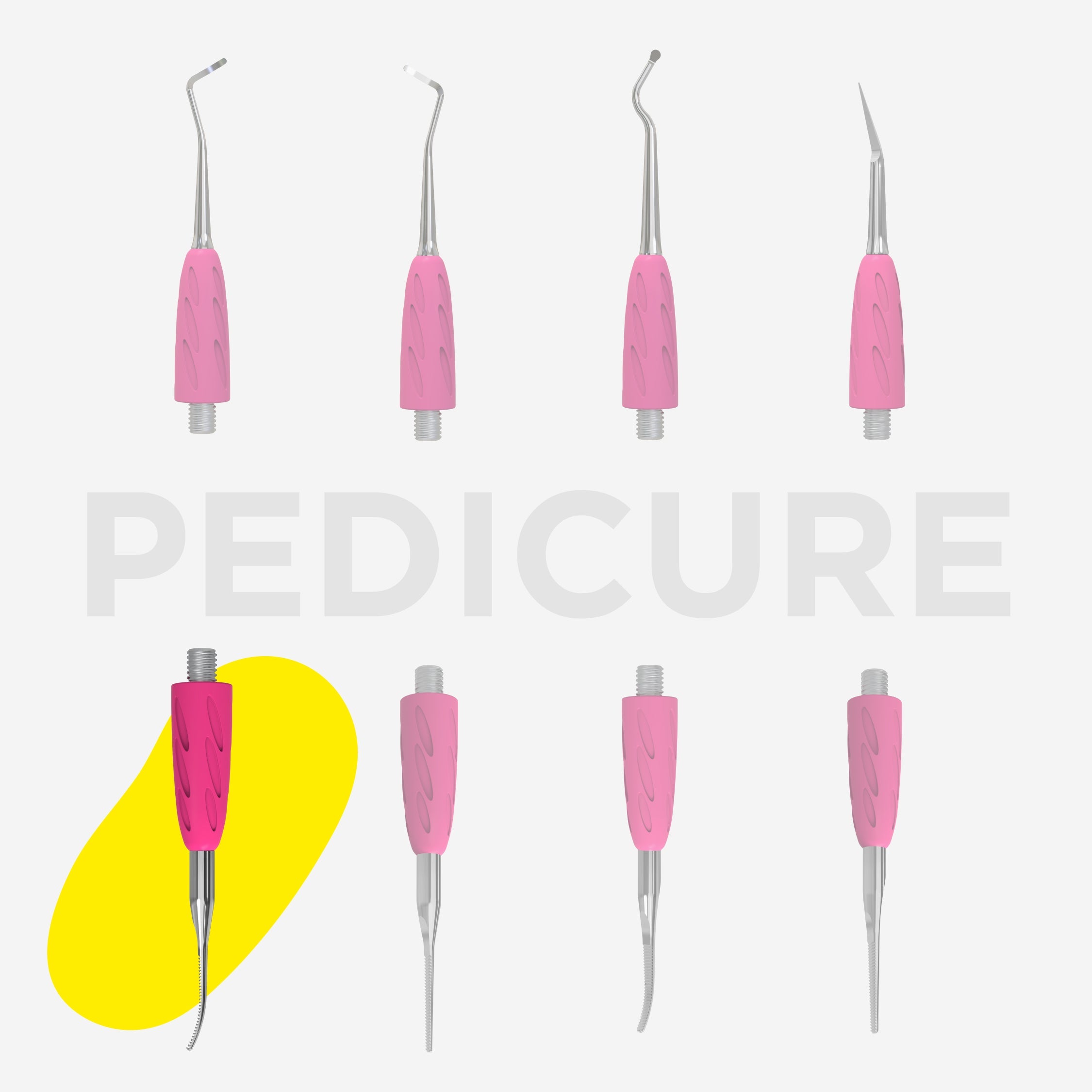 Working part of the pusher Combo UNIQ 35 narrow toenail file with a bent end thumbnail 3
