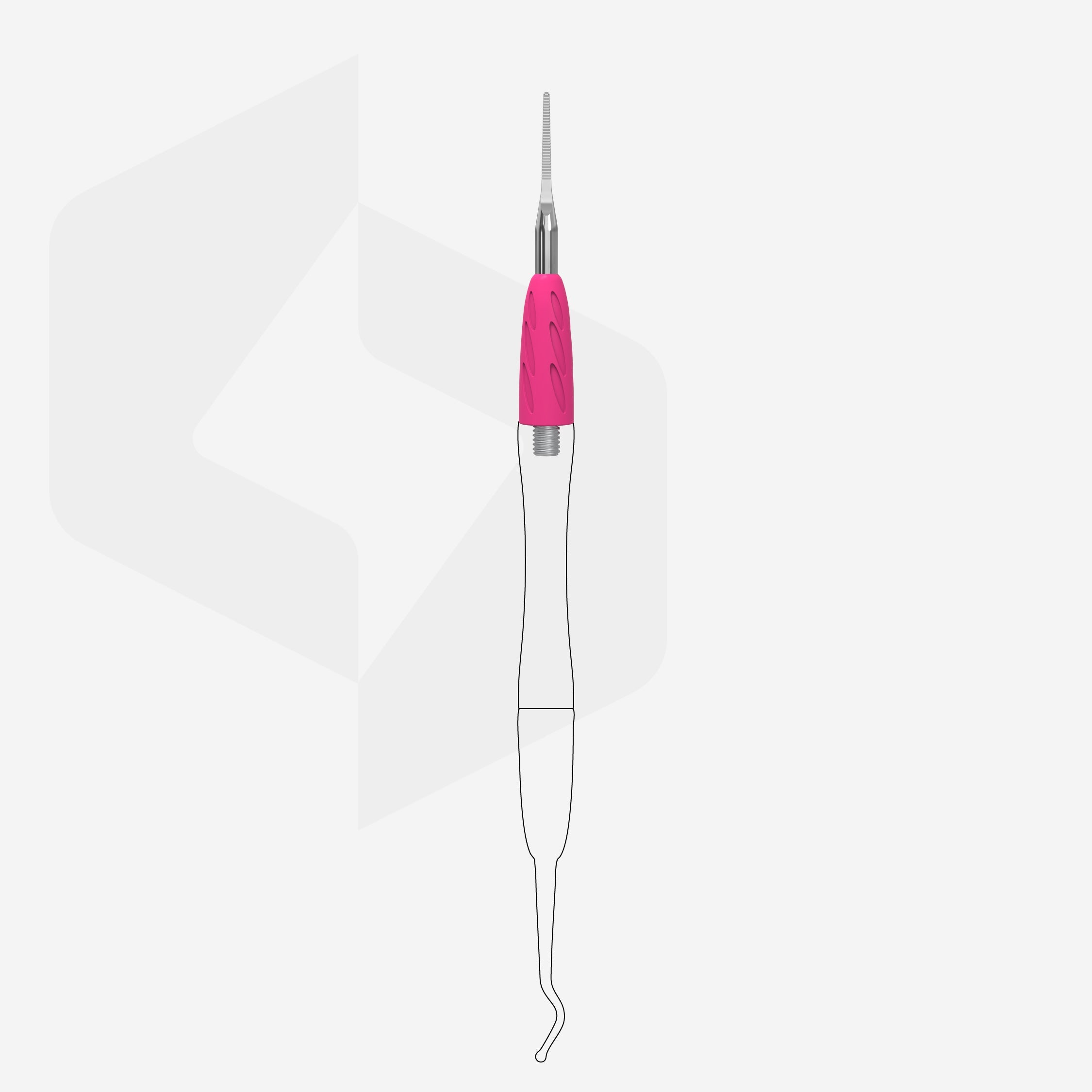Working part of the pusher Combo UNIQ 36 straight narrow toenail file thumbnail 5