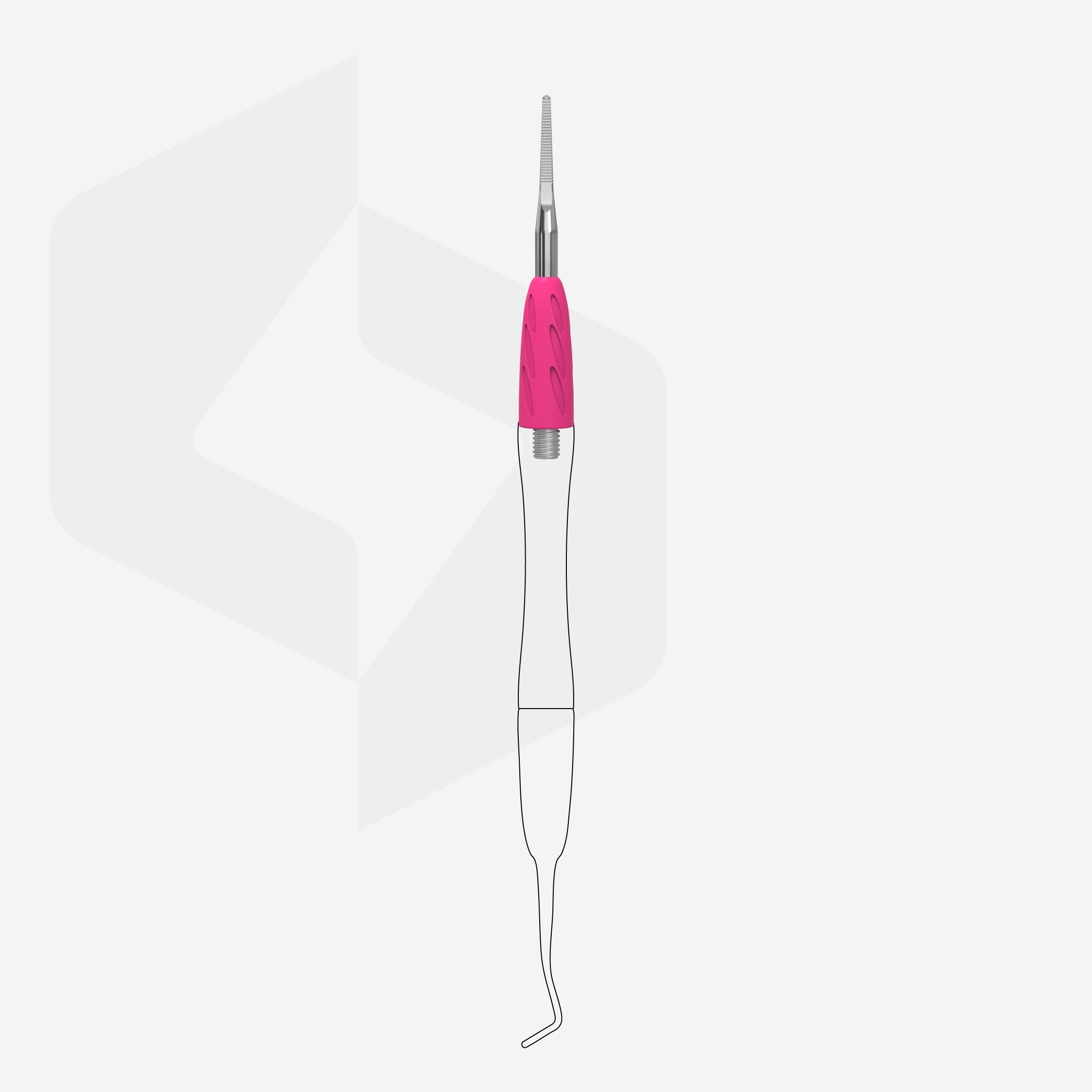 Working part of the pusher Combo UNIQ 38 straight toenail file thumbnail 2